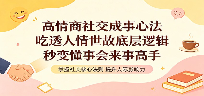 高情商社交成事心法：吃透人情世故底层逻辑，秒变懂事会来事高手-创业资源网