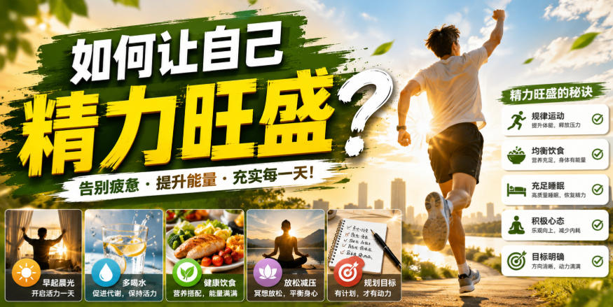 付费文章：如何让自己精力旺盛？-创业资源网