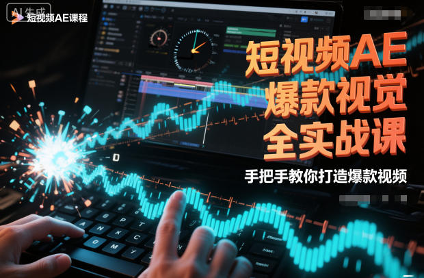短视频AE爆款视觉全实战课，手把手教你打造爆款视频-创业资源网