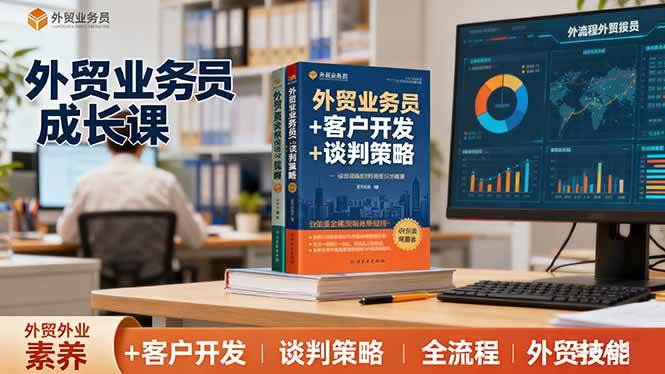 （16250期）外贸业务员成长课：职业素养+客户开发+谈判策略、掌握全流程外贸技能-创业资源网