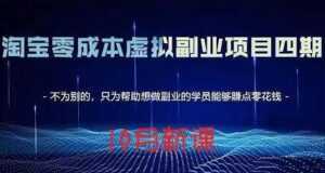 淘宝蓝海虚拟项目4.0,让你最大化15-20天内起店和快速实操-创业资源网