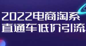电商淘系《直通车低价引流》视频教程-创业资源网