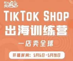 疯人院:TikTok Shop出海训练营(一店卖全球),出海抢占全球新流量-创业资源网
