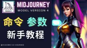 Midjourney新手入门教程,轻松创作顶级图像,命令参数-新手教程-创业资源网