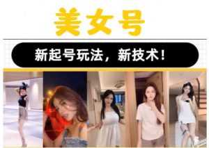 2023抖音快手短视频美女号课程制作玩法教程,美女号搬运新起号玩法,新技术(素材+教程)-创业资源网