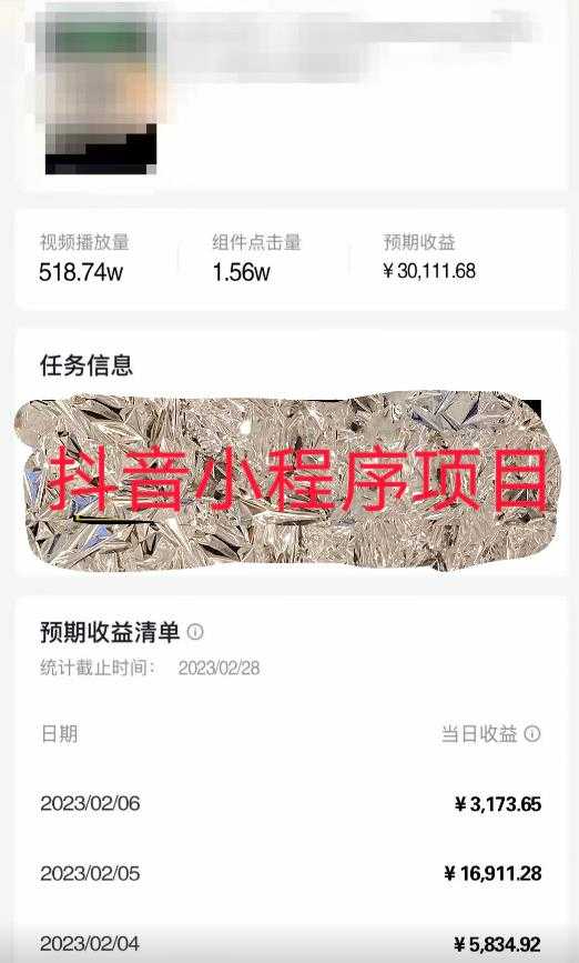 图片[2]-D1G馆长2023年收费990的抖音小程序变现新玩法，单号轻松日入200+-创业资源网