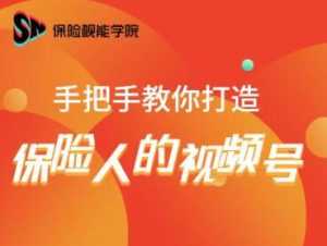 保险视能学院:手把手教你打造保险人的视频号【视频课程】-创业资源网