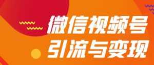 微信视频号引流与变现全方位玩法:多种盈利模式月入过万-创业资源网