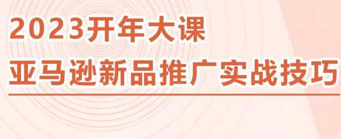 图片[1]-2023亚马逊新品推广实战技巧，线下百万美金课程的精简版，简单粗暴可复制，实操性强的推广手段-创业资源网