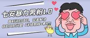 暴力男粉1.0:高利润的项目,完美解决收款风险问题(详细教程+素材)-创业资源网