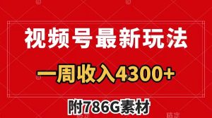 视频号最新玩法 guang告收益翻倍 几分钟一个作品 一周变现4300+-暖阳网-优质付费教程和创业项目大全-创业资源网