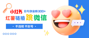 小红薯跳转微信链接制作和引流思路,不违规不封号!-暖阳网-优质付费教程和创业项目大全-创业资源网