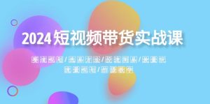 2024短视频卖货实战演练课:跑道整体规划·选款方式·投流测品·放量上涨游戏玩法·总流量整体规划-创业资源网