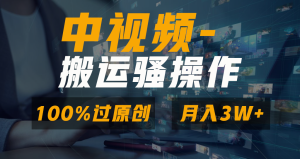 没脑子双向去重复原创短视频,100%中视频 微信视频号分为方案,一键多平台分发新手…-创业资源网