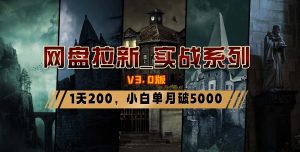 百度云盘引流_实战演练系列产品,小白单月破5K-创业资源网