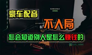 豪华车配声,一个大跌眼镜,闷声发财的小生意,日赚15万!!!-创业资源网