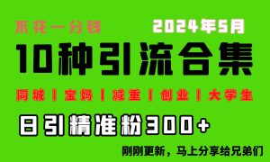 0资金投入,每日搞300 “同城网、宝妈妈、减脂、自主创业、在校大学生”等10高流量!-创业资源网