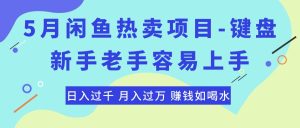 最新闲鱼热卖项目-键盘,新手老手容易上手,日入过千,月入过万,赚钱…-创业资源网
