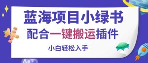 蓝海项目小绿书,相互配合一键运送软件,新手轻轻松松下手-创业资源网