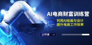 AI电子商务-财运夏令营:运用AI美术绘画和设计,提高电商工作高效率-创业资源网