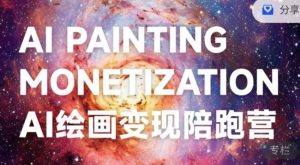 蛮驴·AI绘画变现陪跑营,快速产出可商业变现的图-创业资源网