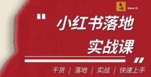 南悟·小红书的诊治流量立式实战模拟课,干货知识专业知识/立式/实战模拟/快速上手-创业资源网