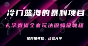 风水玄学新项目小众的爆利跑道,风水玄学新项目家庭保姆级实际操作实例教程-创业资源网