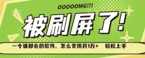 一个谁都会的软件，怎么变现月1万+轻松上手-创业资源网
