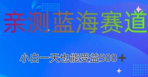 亲测蓝海赛道AI创作,小白一天收益500-创业资源网