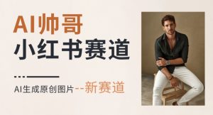 AI一键生成帅哥,新思路新赛道,涨粉迅速,轻松月入过万-创业资源网