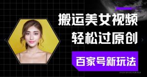 运送美女丝袜轻松突破原创设计,百度百家新模式(可引流矩阵)不要错过-创业资源网