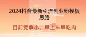 2024抖音最新引流创业粉作品方式-创业资源网
