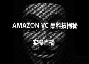 实际操作:AMAZON VC害人不浅高科技揭密,跨境电商亚马逊平台实例教程-创业资源网