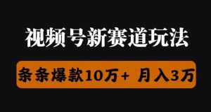 微信视频号原创者分为瞬爆流,精英团队新上市游戏玩法,新手落地式实际操作课堂教学-创业资源网