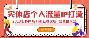 门店个人流量IP打造出 2023实体线同城引流拓客必听 含直播玩法-创业资源网