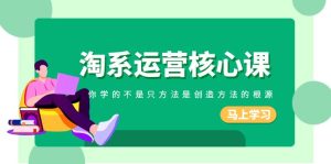 淘宝运营核心课,你学的不仅仅是方式反而是造就方式的根本原因-创业资源网