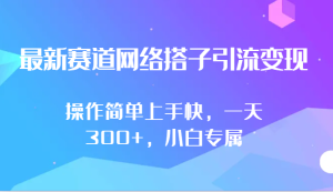 最新生态互联网搭子引流变现!!使用方便易上手，一天300 ，新手专享-创业资源网