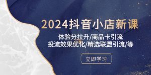 2024抖音小店新课,感受分拉涨/产品卡引流方法/投流实际效果提升/精选联盟引流方法/等-创业资源网