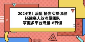 2024用户流量股票操盘实操课程,构建高人效总流量精英团队,把握多用户流量-创业资源网