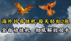 国外抖音挂机，每日轻轻松松2张，全自动挂机，完全解锁新技能！-创业资源网