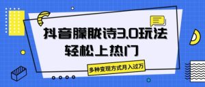 抖音视频朦胧诗3.0.轻轻松松抖音上热门,多种多样变现模式月入了万【揭密】-创业资源网
