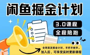 闲鱼平台掘金队方案3.0,一部手机就能实际操作-创业资源网