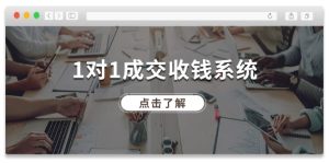 1对1交易量 收款系统软件，十年致力于引流和交易量，各大网站130万 粉丝们-创业资源网