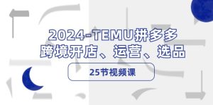 2024TEMU拼多多平台跨境电商开实体店、经营、选款-创业资源网