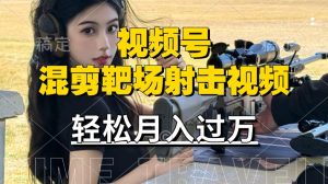 利用海外靶场射击视频,赚视频号分成收益,操作简单,适合宝妈,上班族【揭秘】-创业资源网