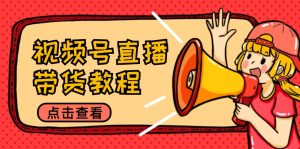 视频号直播带货教程:选品思路与话术拆解/掌握多种带货套路/提升直播效果-创业资源网