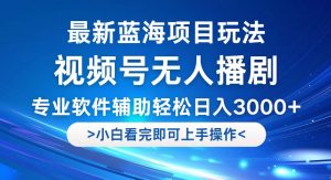 视频号最新玩法,无人播剧,轻松日入3000+,最新蓝海项目,拉爆流量收…-创业资源网