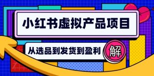 小红书的虚拟商品店铺管理手册:从选款到自动发卡密,真正实现日躺着赚钱好几百-创业资源网