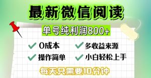 微信自撸阅读文章升级玩法,只需伸伸手每天十分钟,运单号一天多张,简易0零成本,当日可提现-创业资源网