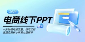 电商线下PPT:一分钟破局抢流量,稳吃红利,超越竞品核心策略分段解析-创业资源网